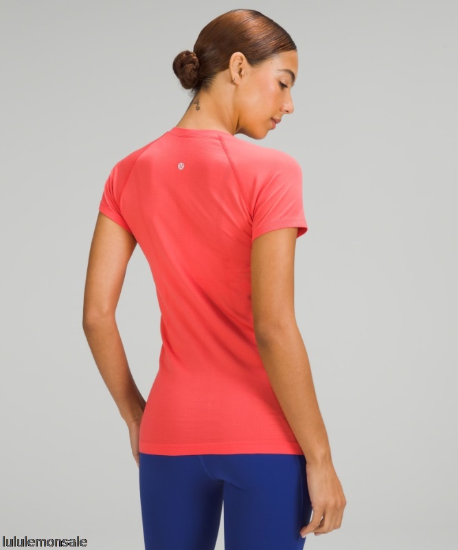 Lululemon Damen DELULU150 | Swiftly Tech Kurzarmshirt 20 Pale Himbeere